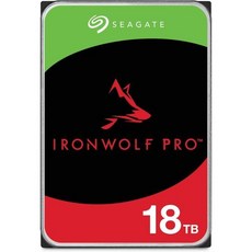 Seagate(재인증) IronWolf Pro 18TB Enterprise NAS 내장 HDD 하드 드라이브 – CMR 3.5인치 SATA 6Gb/s 7200 RPM 256MB 캐, HDD Pro(신제품), 18테라바이트, 상세참조
