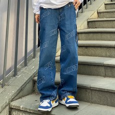 남자레터링점프수트