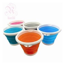 랑리아 접이식 원형 바스켓 5L 세차버킷 접이식버킷
