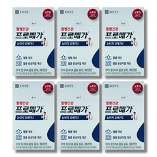 종근당건당 프로메가 뉴티지 오메가3 430mg 60캡슐 6박스, 60정, 6개