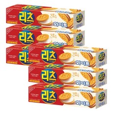리츠 샌드위치 크래커 화이트 77g, 6개