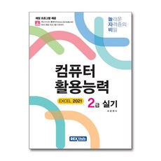 2025 놀자비 컴퓨터활용능력 2급 실기 EXCEL 2021 (렉스미디어닷넷), 렉스미디어