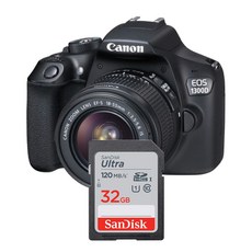 캐논 EOS 1300D DSLR 카메라 메모리카드 샌디스크 울트라SD 32GB