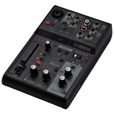 야마하 YAMAHA 라이브 스트리밍 믹서 3 채널 블랙 AG03MK2 B
