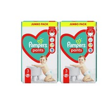유럽산 베이비드라이 기저귀 팬티형 3 4 5 6 7 단계 pampers 바우처 팬티3단계 2팩 124매, 팬티_3단계_2팩(120p), 3단계