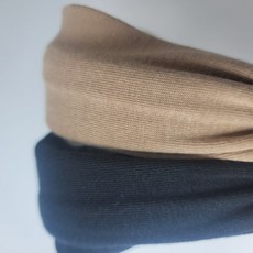 윤아 와이드 넓은 무지 면 기본 단색 체크 머리띠 헤어밴드 니트 귀안아픈 산모 헤어터번