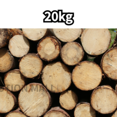 밴프 참나무 통원목 장작 CE246, 10kg, 2개