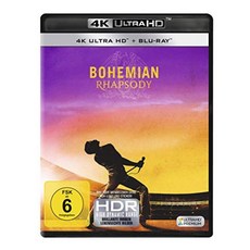 보헤미안 랩소디 (4K Ultra HD) (+ Blu-ray 2D) [Alemania] [Blu-ray], 단일옵션