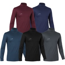 기능성 스판 약기모 긴목 폴라 티셔츠