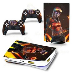 FORTNITE 스킨 스티커 소니 플레이스테이션 4 PS4 컨트롤러 게임 액세서리 미끄럼 방지 보호 데칼 PS4 콘솔 조이스틱용, 1개, 6) DDAE01-PS5