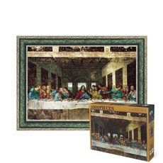 퍼즐피플 종교 기독교 직소퍼즐, 최후의만찬 1000P 액자포함(엔틱그린), 1000p