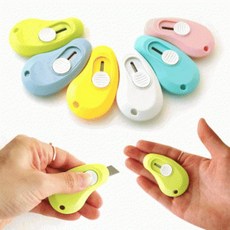 ZHN697956[미니커터칼]칼/커터칼/디자인커터칼/안전커터칼/문구용품/파스텔커터칼[은평] V1, 미니커터칼-화이트