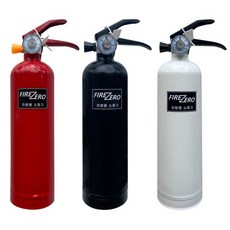 강력한 분사력 차량화재 완벽진압 [FIREZERO] 차량용 소화기 레드 블랙 화이트, 스트랩+케이스 (+12500원), 1개, 제로 레드