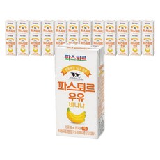 파스퇴르 바나나우유, 190ml, 24개, 24개