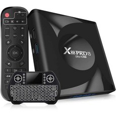 스마트 안드로이드 TV 박스 플레이어 업비비 13.0 쿼드코어 64비트 CPU 울트라 4K 8K HDR 듀얼 WiFi 블루투스 5.0 USB3.0 4GB RAM 32GB ROM, Android 13.0 Box 4GB+32GB & M - 안드로이드플레이어