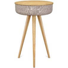 Victrola 듀얼 USB 포트 오크 블루투스 나무 스피커 스탠드, 상세페이지참조, Oak