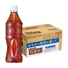 산토리 우롱차 무라벨 페트 525ml 24개, 1박스, 24개입