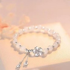 팬다 실버925 복숭아꽃 팔찌