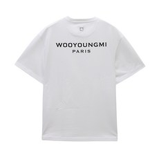 24SS 우영미 백로고 티셔츠 화이트 W241TS07701W