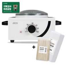 제이앤코 왁스 워머기 1구 / 용량 500ml 왁싱 히터 용해기 J&CO 제이엔코, 워머기+스파츌라L100개+머슬린천100매입, 1개