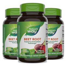 네이쳐스웨이 비트 루트 500mg 베지테리안 캡슐, 100정, 3개 100개입, 3개, 100정