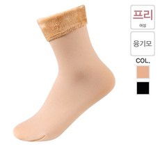 VO8405 초고탄력 융 기모 여자 미끄럼방지 발목 양말