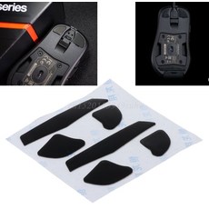오픈-스마트 2 세트 0.6mm 교체용 마우스 피트 스케이트 Tef-lon Steelseries 라이벌 700 용 스틸 시리즈 테프론, 한개옵션0, 1개