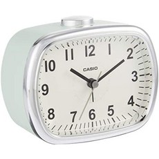 욕실 시계 casio tq-159-5jf 알람 짙은 갈색 빛이 있는 아날로그 복고풍 일본 직배송, 초록