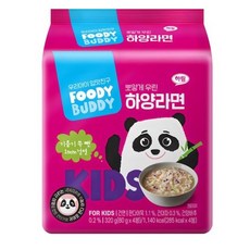 푸디버디 하양라면 80g, 28개