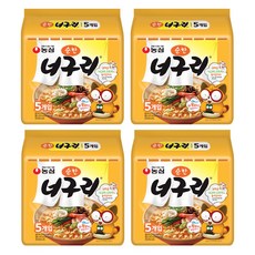농심 너구리 순한맛 5개입X4멀티 무료배송