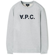 22SS 아페쎄 VPC 벨벳로고 맨투맨 그레이COECQ H27378