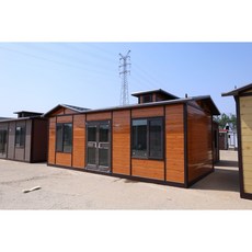모듈 주택 미니컨테이너 집 야외 소형 조립 이동주택, 3x6x3m, 통합 하우징