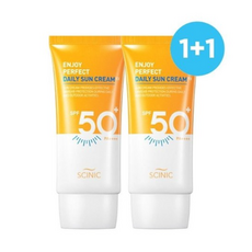 1+1 싸이닉 엔조이 퍼펙트 데일리 썬크림 50ml, 데일리1+1:((C02T0000007603))