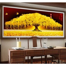 대형금나무보석십자수