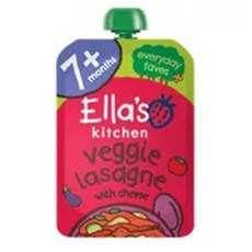 Ellas Kitchen 엘라스 키친 오가닉 베지 라자냐 아기 이유식 파우치 7개월 이상 130g 6팩, 6개