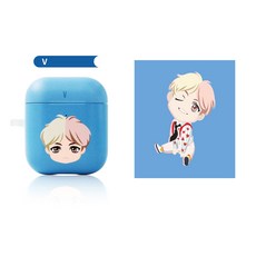 BTS Basic Hard Airpods Case_방탄소년단 에어팟 케이스, V, BTS Airpods Case