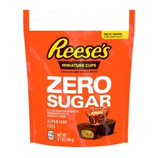 리세스 피넛버터 슈가제로 초콜렛 Resses Sugar Zero Peanut Butter Chocolate 144g, 1개