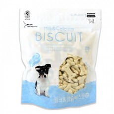  애견 간식 트릿 소형견 훈련용 노즈워크간식 칭찬용 비스켓 밀크 칼슘 220g 과자 강아지, 박스(10개) 