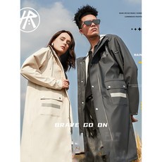 couyor 판초우의 경량우비 망토형비옷 성인망토우비 레인코트 판초우의 커플비옷, 화이트