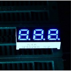 LED 디스플레이 5 개 028 인치 3 자리 7 seg 세그먼트 공통 양극 파란색 신제품