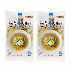 [청수] 물냉면 720g(4인분) x 4봉 (총 16인분), 720g, 4개