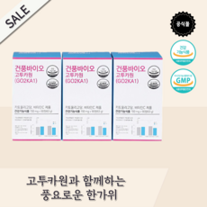 [정품 고투카원 3개월 할인] 식약처인정 식후혈당감소 건풍바이오 고투카원 3개월, 3개, 270정 - 안히메카