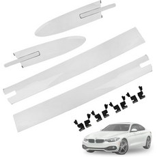 4PCS 좌우 컨버터블 루프 탑 힌지 커버 키트 54377184047 54377184048 BMW 328i 428i 430i 435i 440i M3 20072020 교체 54377, Left ＆ Right Side