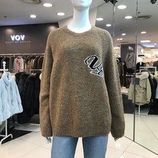 보브 로고 포인트 부클 니트 7119450401 뉴코아일산