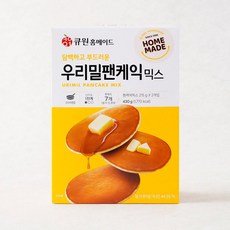 [메가마트]큐원 홈메이드 우리밀 팬케익 믹스 430g, 1개