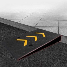 매트 경사판 지게차 발판 경사로 매트 진입판 문턱, 50x80x17CM, 1개