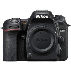 Nikon니콘 D7500 DX 포맷 디지털 SLR 본체, Black_Body | Base, 1개