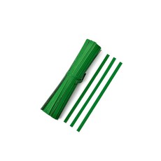 Kimspp 칼라빵끈 골라담기(10cm) 약250개입 무지종이끈 쿠키포장 봉지포장끈 선물포장끈 트위스트끈 다용도끈, 컬러빵끈-그린