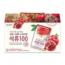 주식회사 지오유통 스퀴즈팜_석류파우치100_100ML*20, 20개, 100ml