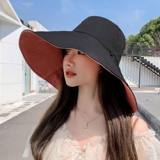 양면 넓은챙모자 챙넓은모자 여자챙모자 여성챙모자 자외선차단모자 햇빛가리개모자 여자여름모자 챙모자